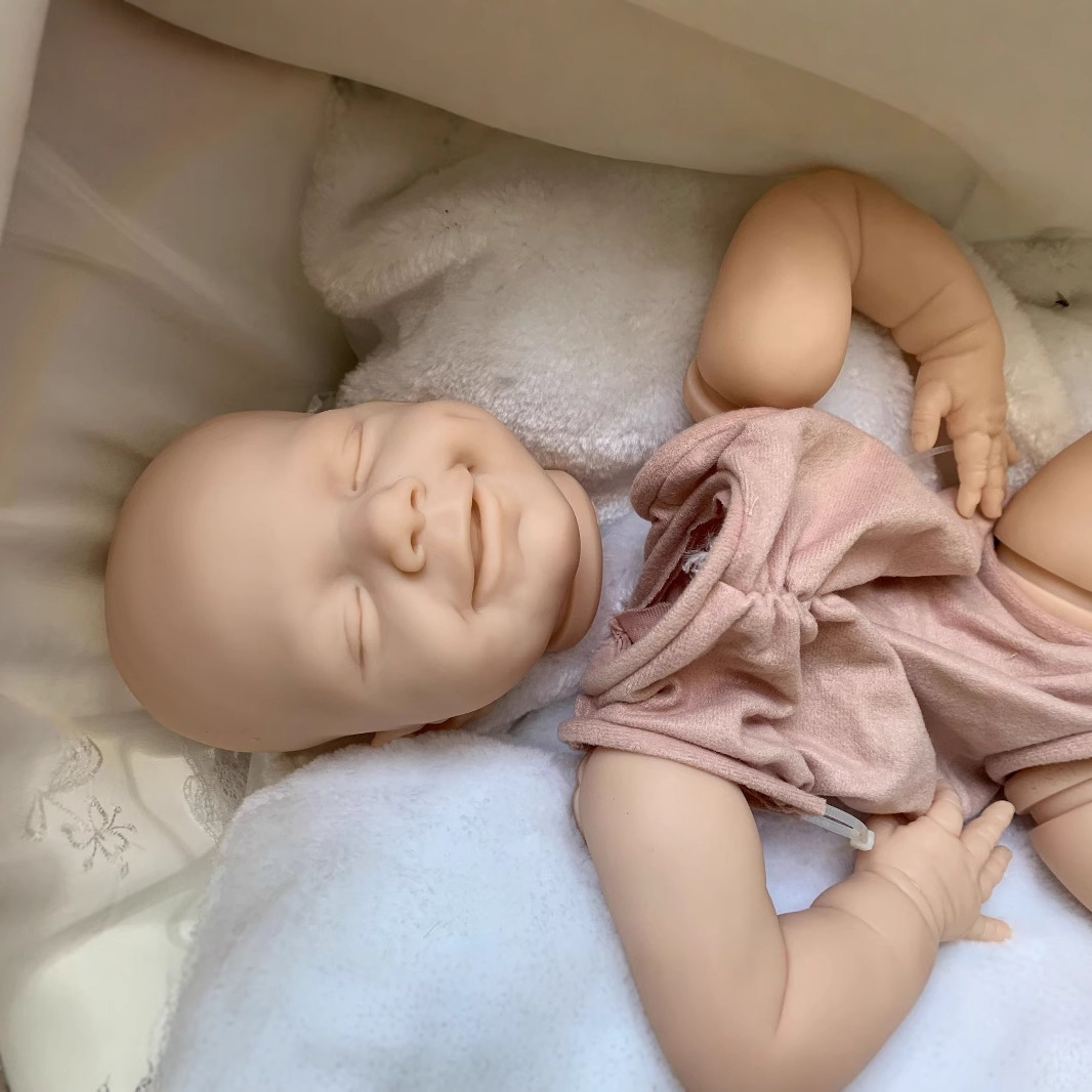 Reborn Doll Kit de Abril real softh Touch piezas de la muñeca sin pintar