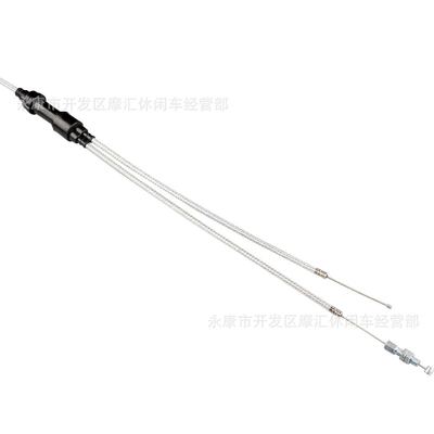 Off-Road Motorcycle Parts 125-250Cc Accelerator Pump Carburetor Dual Throttle Cable Y-Type Dual Throttle Line Cable (Motorcycle Control System Parts)
