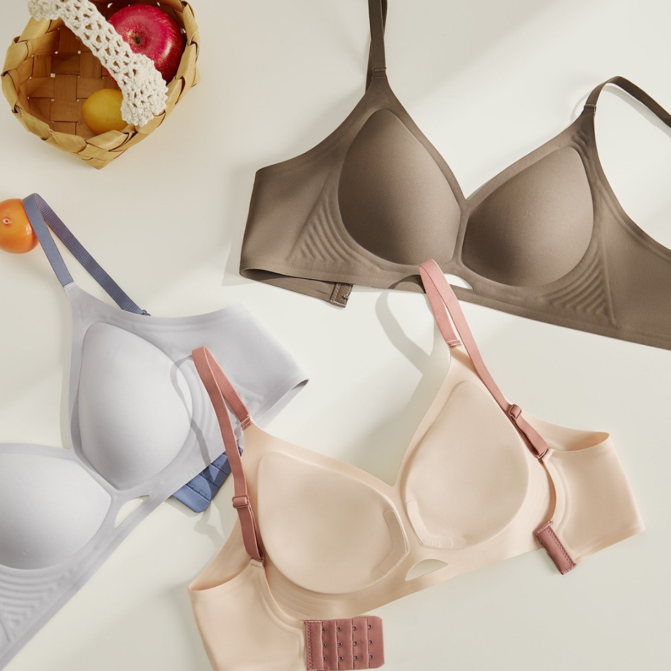 Venta directa de fábrica comercio electrónico transfronterizo Sudeste de Asia Vietnam Tailandia damas sin costuras sujetador de recogida lateral cómodo