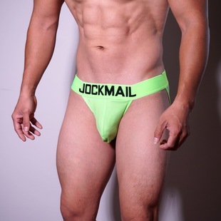 JOCKMAIL ��ʿ��ѝ�\�����Ǹ߲��ѝ �ɹ��޺�ɫ�W��͸�� �Ըе�