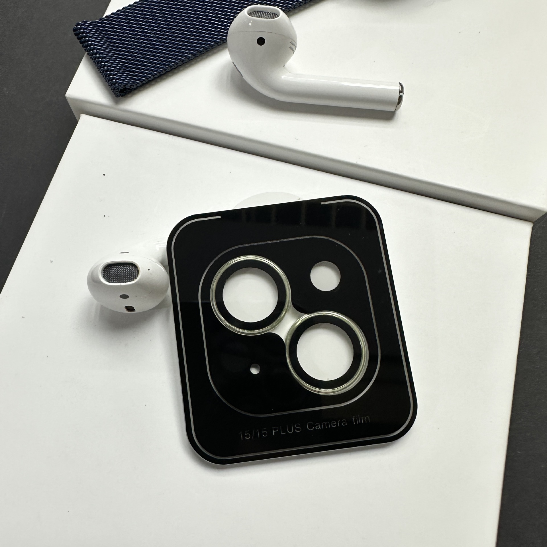 Adecuado para Apple 15 cámara trasera protector de película de lente iPhone15plus anillo de lente de ojo de águila AR antirreflectante