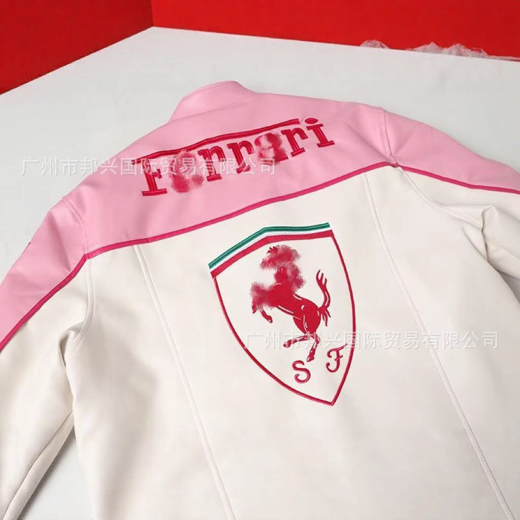 F1刺繍ジャケット卸売越境アマゾン秋冬婦人服新作ファッションゆったり長袖レトロアメリカンスタイル