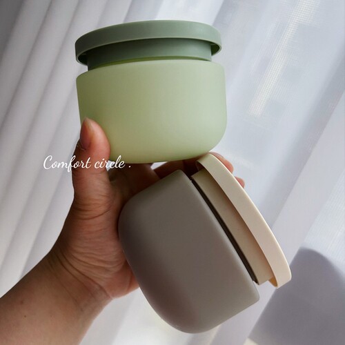 250g cosmetic cream bottle injection molded thick wall frosted plastic bottle wide mouth hair mask hair wax gel cream bottle