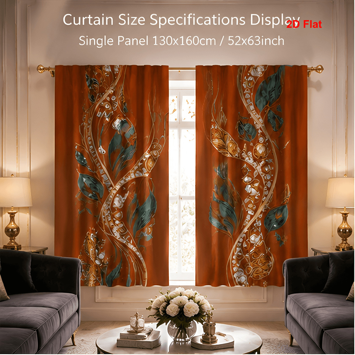 Cortina POD personalizada transfronteriza sala de estar para diseñar cortinas de impresión digital cortinas de decoración europea y americana cortina de tela gruesa image 27