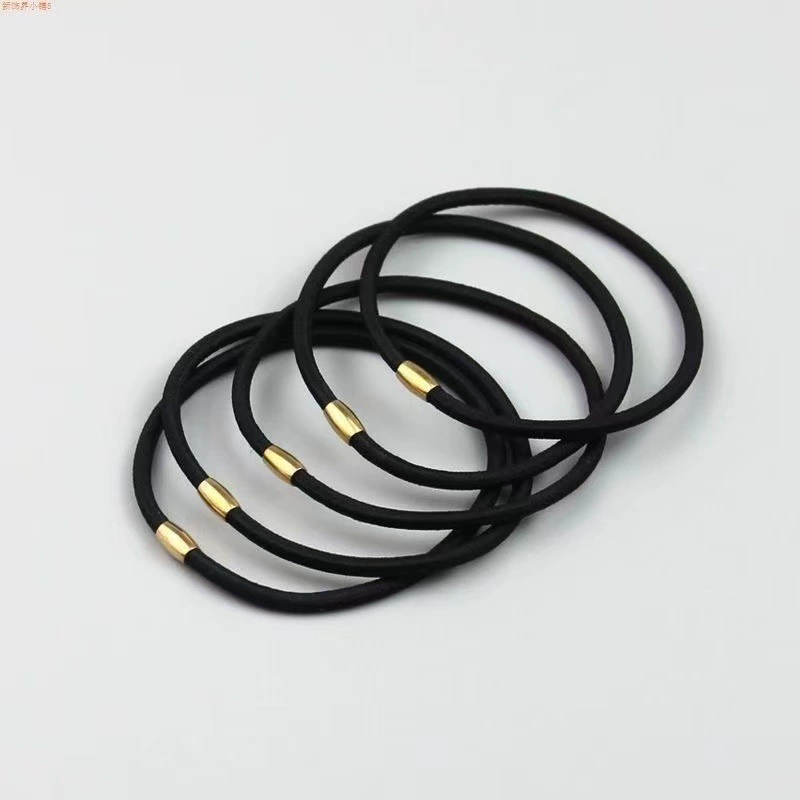 Elastic sports rostometer for gym, ponytail, durable hair rope, harmless hair accessory, no hair damage