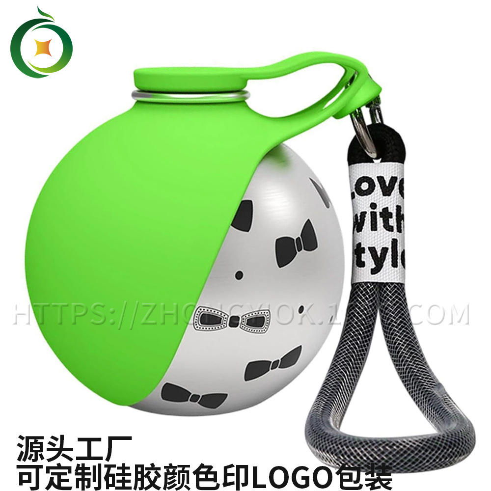 Cerveza de acero inoxidable para mascotas plegable cerveza de silicona para perros y gatos alimentadores de agua al aire libre cerveza de agua portátil para pasear perros