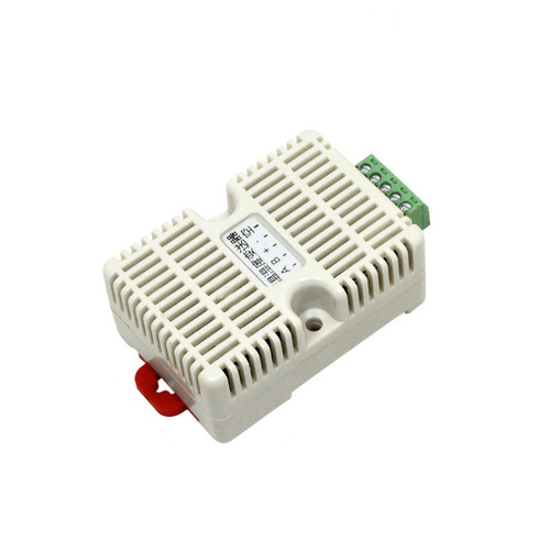 Computer room greenhouse RS485 guide rail temperature sensor ModBus protocol temperature and humidity transmitter