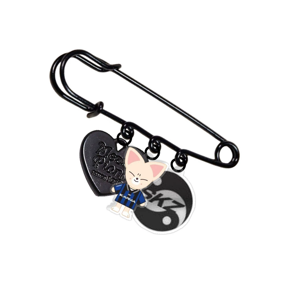SKZ street children STRAY KIDS KARMA pin acrylic pendant cartoon acrylic keychain