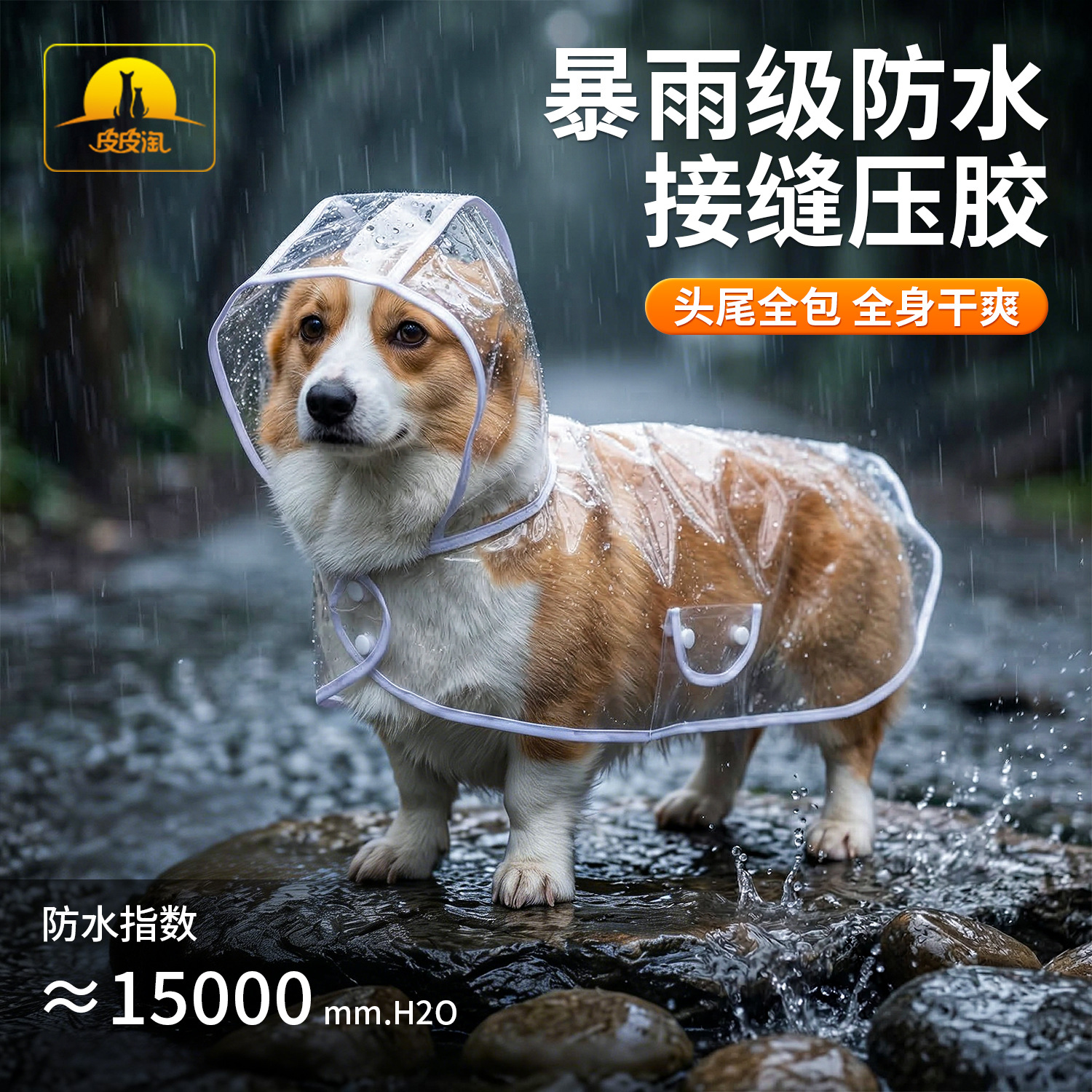 Waterproof raincoat to go out