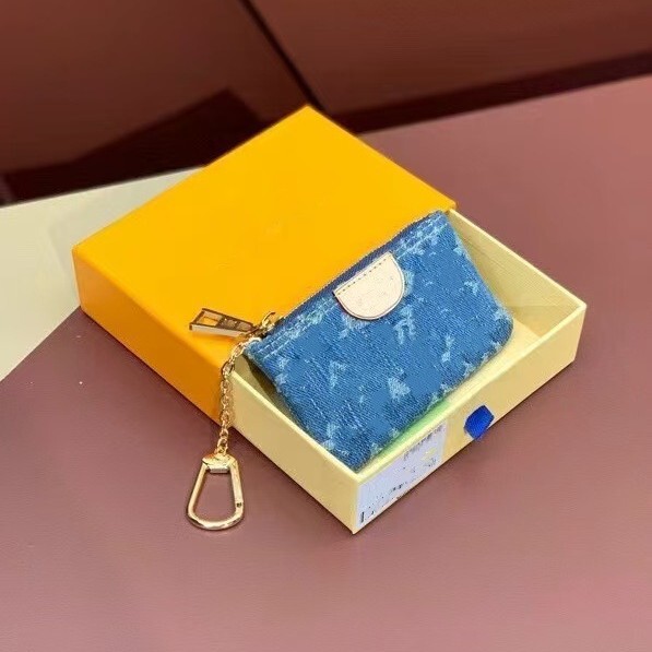 High-Quality Denim Coin Purse Card Holder Original Version Small Coin Pouch Accessory High-Value Denim