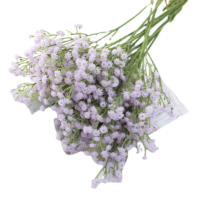 Flor artificial estrellada azul Rosa flor seca Nomeolvides Margarita ramo sala de estar decoración del hogar artificial flor falsa