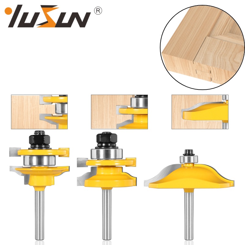 宇盛三件套户西榫合刀户西门板刀木工铣刀1/4x41门框柜门榫合刀具