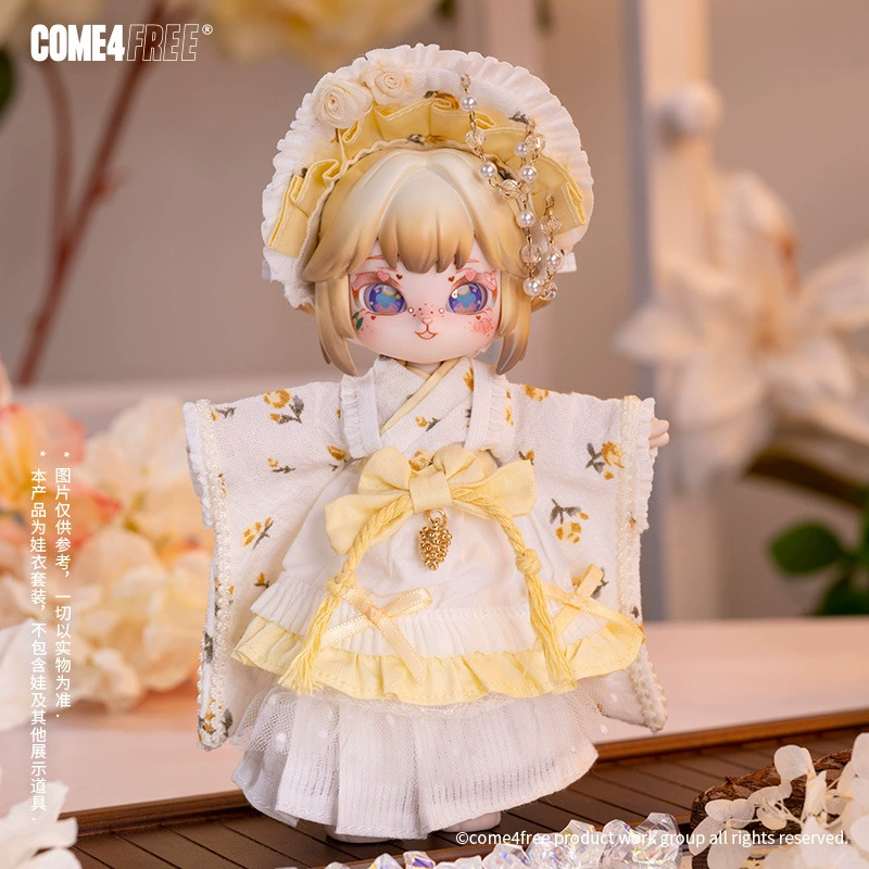 COME4FREE [Десертная серия] Милая жёлтая сумка 12 точек OB11 кукла BJD юбка кукольная одежда