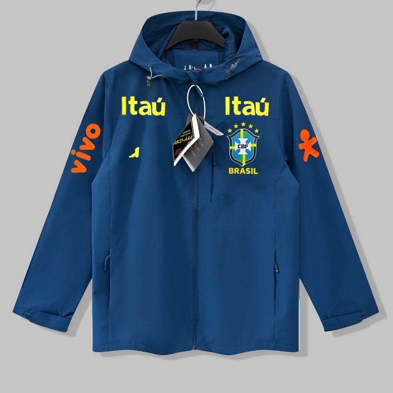 Jordan Brazil Windbreaker Jacket Blue