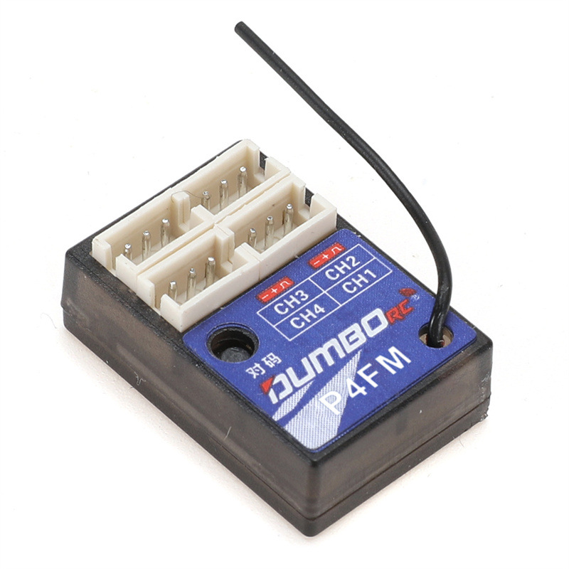 Control Remoto y Receptor Tipo Pistola para Modelismo X6 2.4G de Plástico para Autos Barcos y Tanques RC