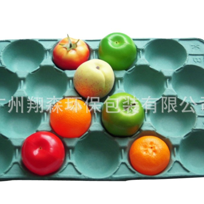 Suministro directo de fábrica color mate cesta de frutas orden respetuoso con el medio ambiente pulpa degradable moldeada bandeja de fresa bandeja de papel de muestra image 5