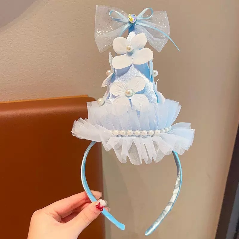 小女孩生日帽子皇冠发箍女童樱桃蛋糕头箍儿童公主风网红洋气头饰|undefined