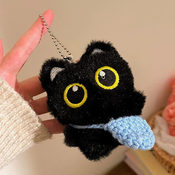 Blue satchel little black cat [chain]