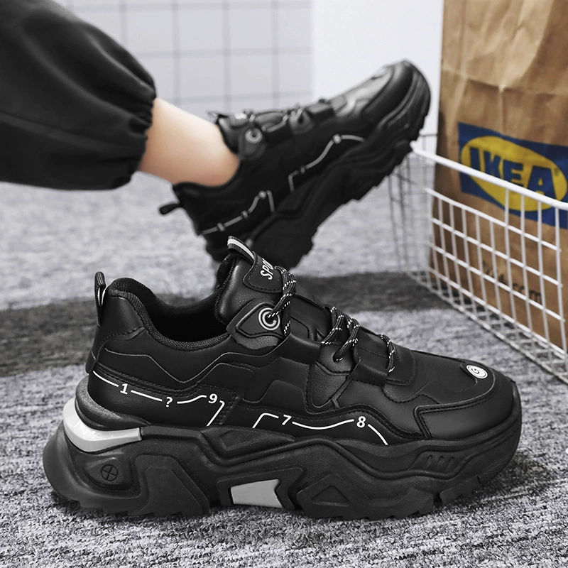 Footwear, breathable trend white shoes, universal high sports shoes for leisure, Korean style