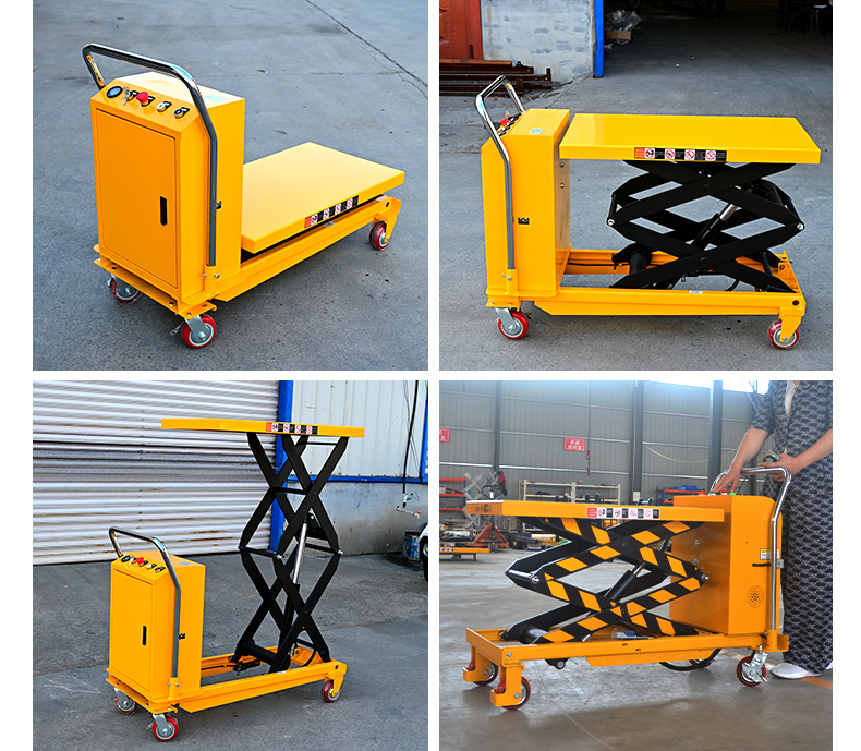 Small Platform Truck, Electric Adjustable Table, Pedal Adjustable Truck, Push Adjustable Table, Electric Platform Trolley