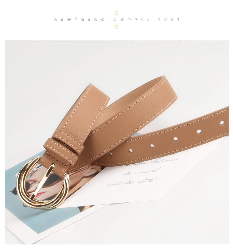 Holiday, Daily Occasion Pu Leather, Alloy Material Elegant Basic Simple Style Solid Color Pu Leather Alloy Women's Leather Belts