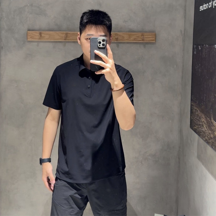 [Korean Purchasing Agent] Kl Men's Polo Shirt Summer New Quick-Dry Breathable Business Old Money Style Short Sleeve