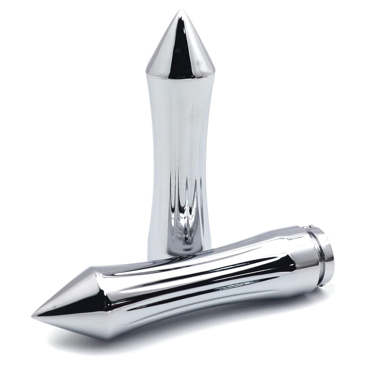 Motorcycle harem universal all-aluminum handle cover handle glue electroplating silver all-aluminum handle core 25mm