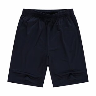 Dark Navy Blue Fitness Shorts Green Sports Shorts Quick-Drying Shorts