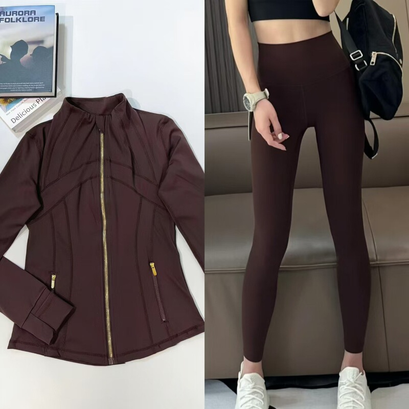 Lulu Yarn Vibration Lulu Swift Speed Women's Jacket Zipper Cardigan Long Sleeve Slim Fit Lulu Yarn Vibration Lulu Swift Speed Women's Jacket Zipper Cardigan Long Sleeve Slim Fit