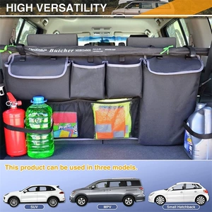 Car trunk organizer, storage bag, backseat organizer, foldable car seat organizer