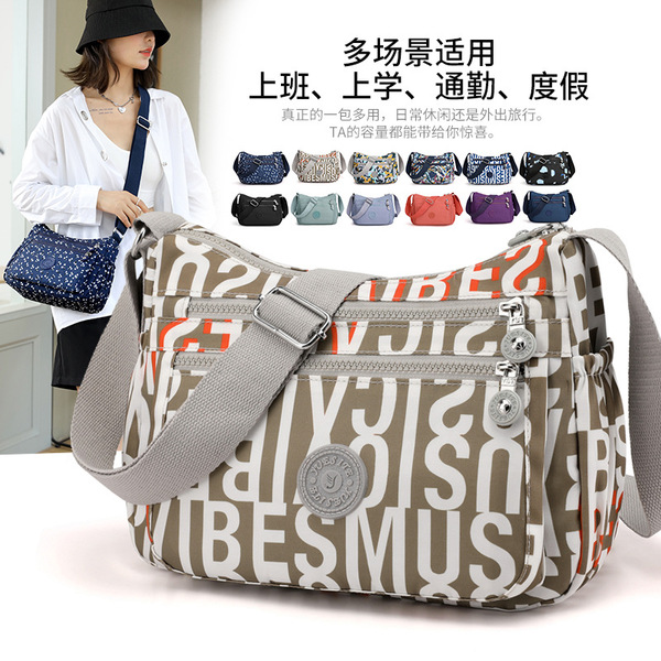 (Cross-border trading), nylon one-shoulder bag, for middle age