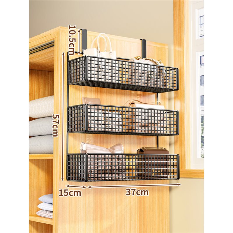 블랙 3단 대형(캐비닛 측면 모델)