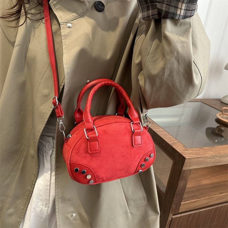 Retro Bowling Tasche Für Damen, Stilvolle Umhängetasche_voghion.com