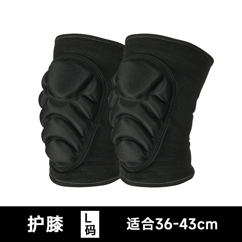 Deportes al aire libre engrosada esponja rodillera voleibol equitación danza patinaje sobre ruedas resistente a la caída anti-colisión tortuga Shell rodillera codo pad