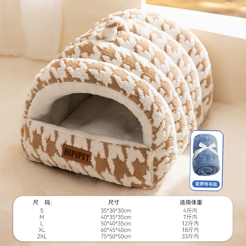 Large dog kennel winter warm dog house removable and washable dog bed four seasons large dog house type cat kennel pet supplies