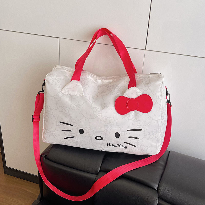 2025夏季新款HelloKitty卡通可爱大包包单肩大容量凯蒂猫手提健身|undefined