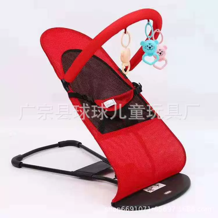 哄娃婴儿摇摇椅宝宝摇椅儿童摇椅可折叠婴幼儿哄睡躺椅摇摇椅