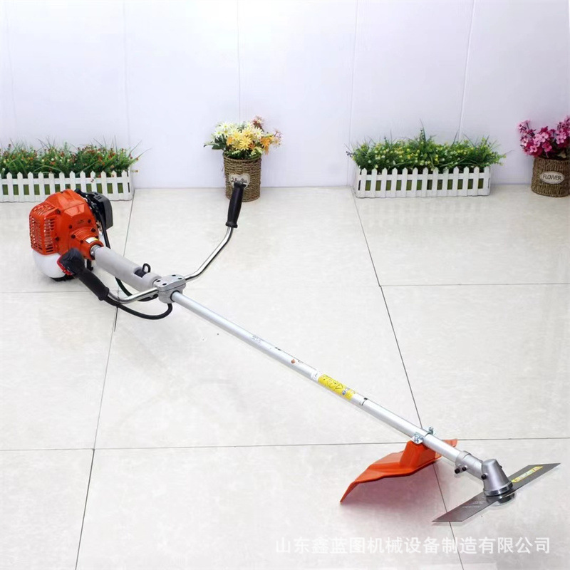 小型汽油动力菜地松土犁地除草机 背负式手持打草收割割灌机