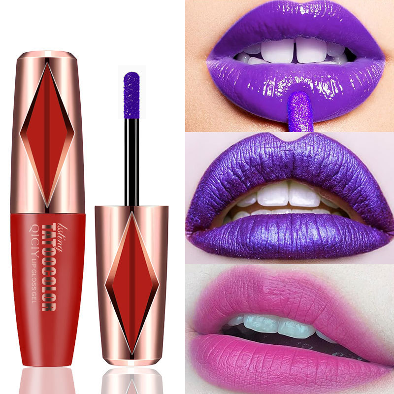 Long Lasting Waterproof Matte Tear And Pull Lipstick Popular
