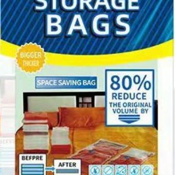 Bolsa de compresión al vacío engrosada Bolsa de almacenamiento Bolsa de vacío transparente Ropa Ropa Edredón Bolsa de compresión al vacío