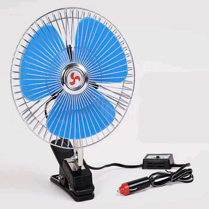 Ventilador eléctrico para automóvil 12V24V6 pulgadas 10 pulgadas sacudiendo la cabeza mini ventilador eléctrico medio sellado para automóvil eléctrico de alta potencia transfronterizo