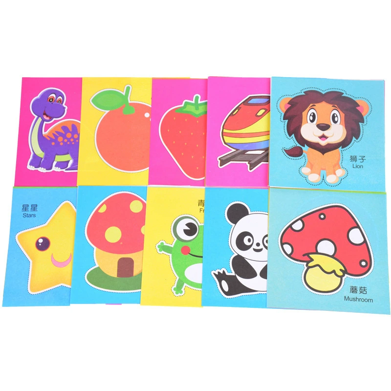 Cartoon origami for kindergarten, handmade, increased thickness
