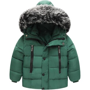 W 70637 Kids Hooded Winter Jacket ��ͯ���� ���R�d�羳�W