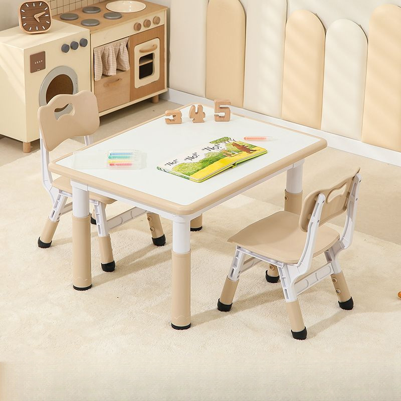 Children's Painting Table Multi-Functional Graffiti Table Learning Table Early Education Center Kindergarten Table and Chair Set
