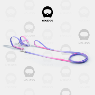 Moligoo Cat Traction Rope Internet Celebrity Cat H-Shaped Harness Vest Style Cat Walking Rope Anti-Breakaway Cat Chain Pet Supplies