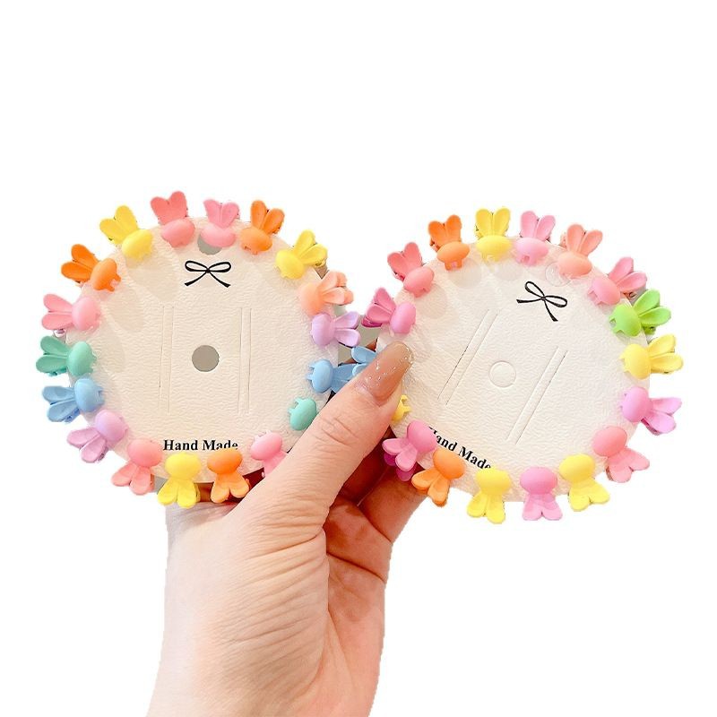 Flor de color dopamina pequeña broca de pelo broca de borde broca de frente broca de peluche broca de princesa pequeña broca de cabeza