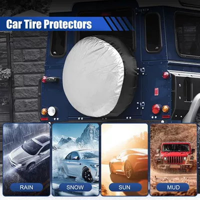 Spare wheel cover, Taffeta Tire Cover, Car Spare