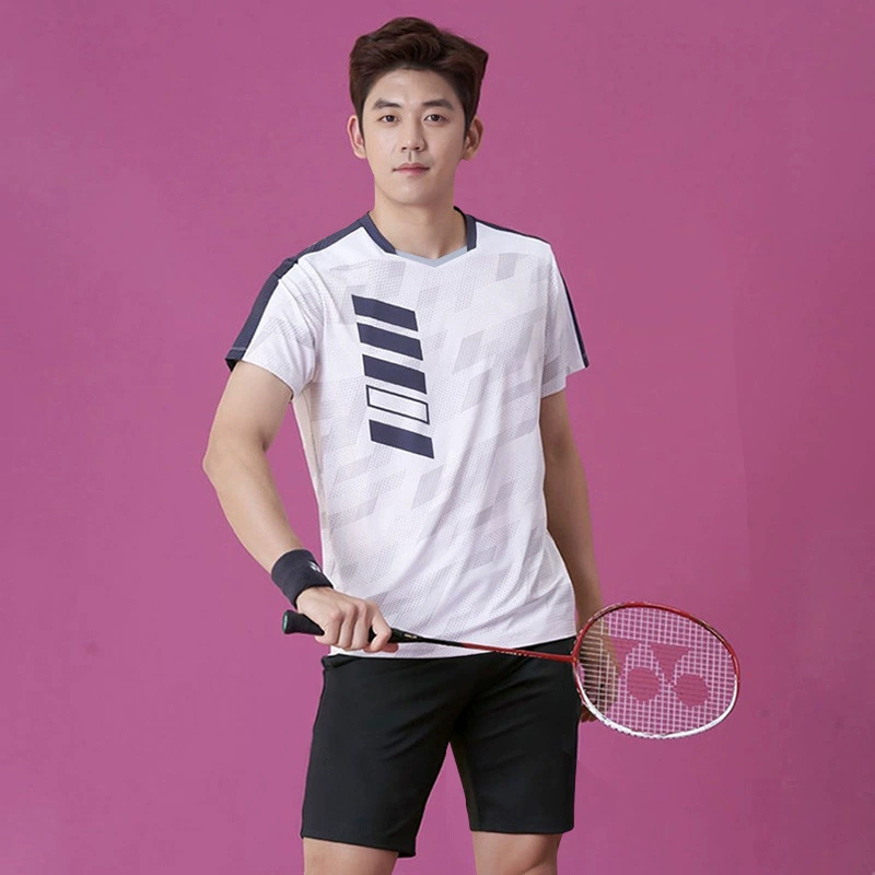 Summer uniform for badminton, quick dry set for training, with short sleeve