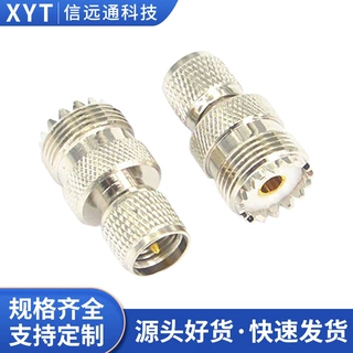 同轴射频连接器Mini UHF 8.3公转UHF母转接头 MINI UHFJ-UHFK