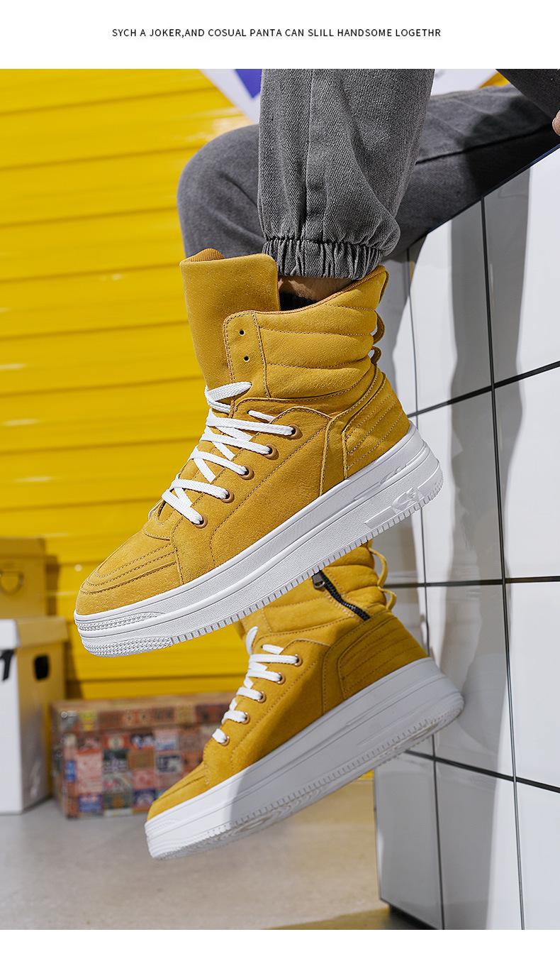 Europäesch Säiteriemen Amerikanesch High Street Aarbechtsstiwwelen 2023 Hierscht a Wanter Härenschong Britesche Stil High-Top Casual Plateauschong_voghion.com